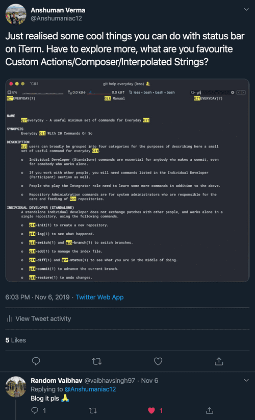 people asking to blog on twitter
